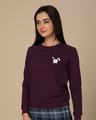 Shop Peeping Bunny Light Sweatshirt-Design