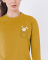 Shop Peeping Bunny Sweatshirt-Front