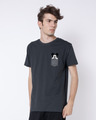 Shop Peeping Mickey Half Sleeve T-Shirt (DL)-Design