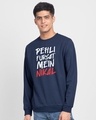 Shop Pehli Fursat Mein Nikal Fleece Light Sweatshirt-Front