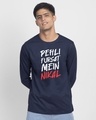 Shop Pehli Fursat Mein Nikal Full Sleeve T-Shirt-Front
