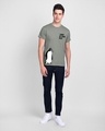 Shop Penguin D-day Half Sleeve T-Shirt Meteor Grey-Design