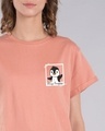 Shop Penguin Polaroid Boyfriend T-Shirt-Front