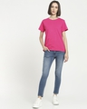 Shop Women's Peppy Pink T-shirt-Full