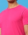 Shop Peppy Pink Half Sleeve T-Shirt