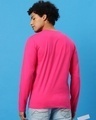 Shop Peppy Pink Henley T-Shirt-Design