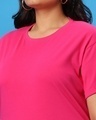 Shop Peppy Pink Plus Size Boyfriend T-Shirt