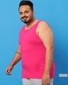 Shop Men's Peppy Pink Plus Size Vest