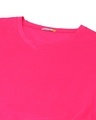 Shop Peppy Pink Plus Size V-Neck T-Shirt