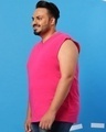 Shop Men's Peppy Pink V-Neck Plus Size Vest
