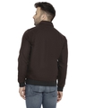Shop Men's Dark Brown Tweed Self Design Tailored Jacket-Design