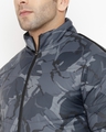 Shop Men's Navy Camo Printed Lightweight Puffer Jacket