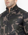 Shop Men's Olive Camo Printed Lightweight Puffer Jacket