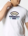 Shop Personality Dekh Half Sleeve Plus Size T-Shirt
