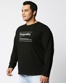 Shop Personality Dictionary Plus Size Full Sleeves Printed T-Shirt-Design
