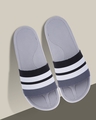 Shop Latest Mens Grey Flip Flops-Front