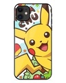 Shop Pika Chu Premium Glass Case for Apple Iphone 11 (Shock Proof, Scratch Resistant)-Front