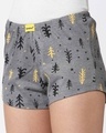 Shop Pine Forest Grey Knitted Boxers-Full