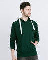 Shop Pine Green Raglan Sweatshirt-Front