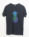 Shop Pineapple Colors Half Sleeve T-Shirt-Front