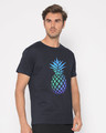 Shop Pineapple Colors Half Sleeve T-Shirt-Design