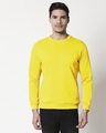 Shop Pineapple Yellow Fleece Sweatshirt-Front