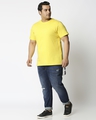 Shop Men's Pineapple Yellow Plus Size T-shirt-Full