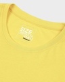 Shop Men's Yellow Plus Size T-shirt