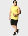 Shop Men's Yellow Plus Size Vest-Full
