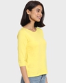 Shop Pineapple Yellow Round Neck 3/4th Sleeve T-Shirt-Design