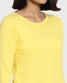 Shop Pineapple Yellow Round Neck 3/4th Sleeve T-Shirt