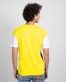 Shop Pineapple Yellow White & Black 90's Vibe Panel T-Shirt-Full