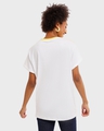 Shop Pineapple Yellow- White Color Block Boyfriend T-shirt-Design