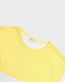 Shop Pineapple Yellow- White Color Block Boyfriend T-shirt