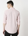 Shop Pink Blue Cotton Melange Shirt-Full