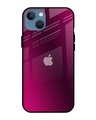 Shop Pink Burst Premium Glass Case for Apple iPhone 13 (Shock Proof, Scratch Resistant)-Front