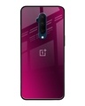 Shop Pink Burst Premium Glass Case for OnePlus 7T Pro (Shock Proof, Scratch Resistant)-Front