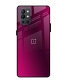 Shop Pink Burst Premium Glass Case for OnePlus 9R (Shock Proof, Scratch Resistant)-Front