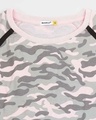 Shop Pink Camo Plain Raglan Boyfriend Camo T-Shirt