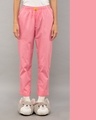 Shop Pink Carnation Plain Pyjamas-Front