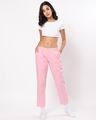 Shop Pink Carnation Plain Pyjamas-Full
