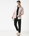 Shop Pink Cotton Melange Shirt