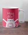 Shop Pink Hug Me Valentine Mug-Design