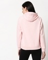 Shop Pink Melange Hoodie Sweatshirt-Full