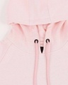 Shop Pink Melange Hoodie Sweatshirt