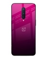 Shop Pink Ombre Pattern Premium Glass Case for OnePlus 8(Shock Proof, Scratch Resistant)-Front