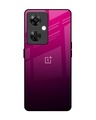 Shop Pink Ombre Pattern Premium Glass Case for OnePlus Nord CE 3 Lite 5G(Shock Proof, Scratch Resistant)-Front