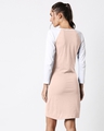 Shop Pink Raglan Slim Fit Dress-Design