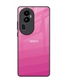 Shop Pink Ribbon Caddy Premium Glass Case for Oppo Reno 10 Pro Plus 5G (Shock Proof, Scratch Resistant)-Front