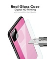 Shop Pink Ribbon Caddy Premium Glass Case for Realme 11 Pro Plus 5G (Shock Proof, Scratch Resistant)-Full